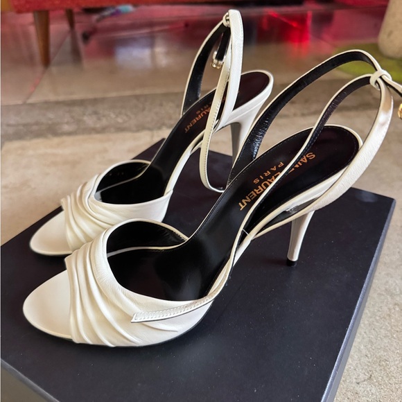 Saint Laurent Women's Sexy High Heel Sandal - Picture 3 of 7